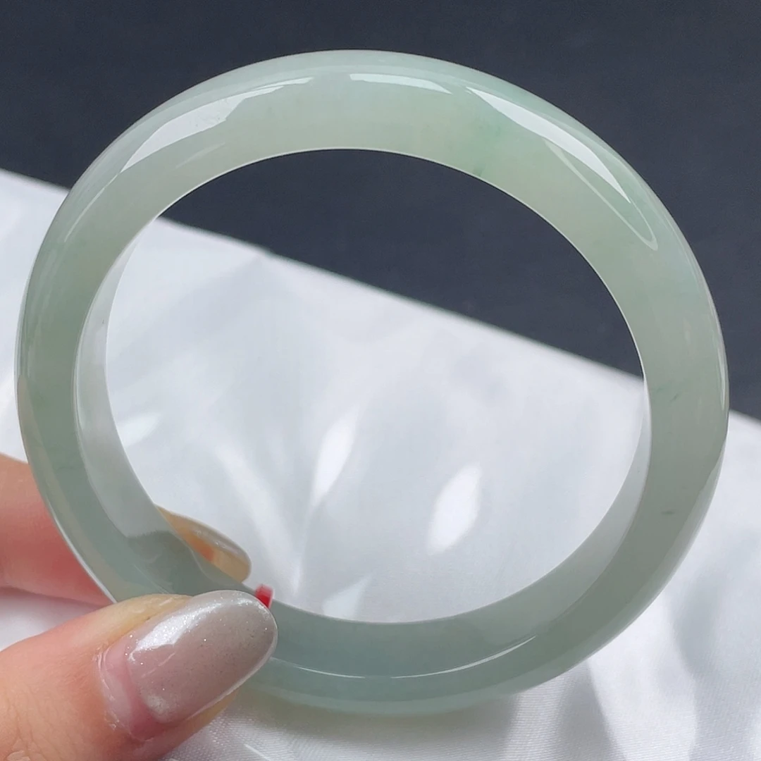 翡翠未镶嵌手镯59圈口