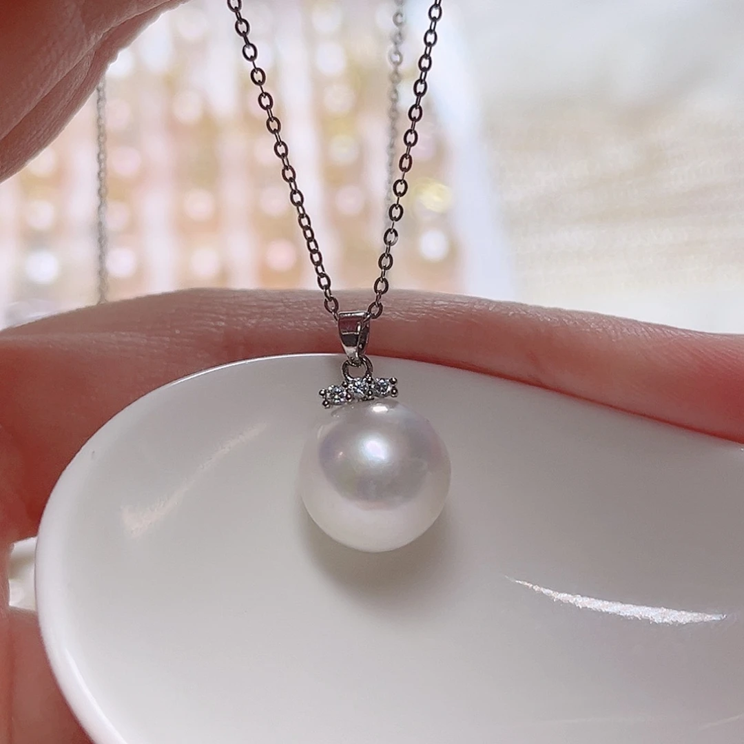 未镶嵌淡水珍珠吊坠(赠链)