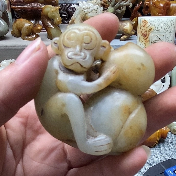 风***起未镶嵌和田玉挂件