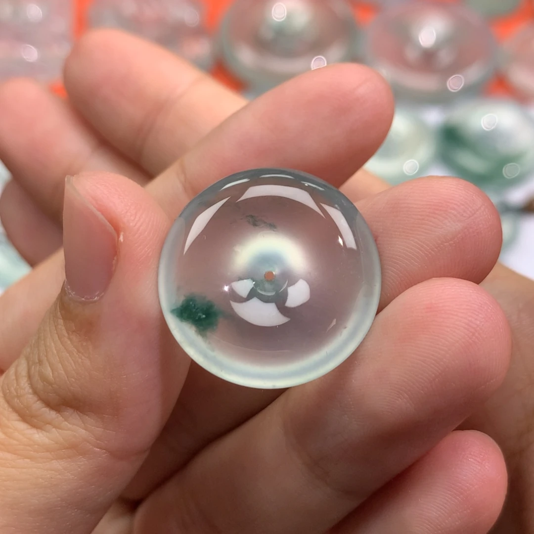 翡翠未镶嵌颈饰21.6-6.4