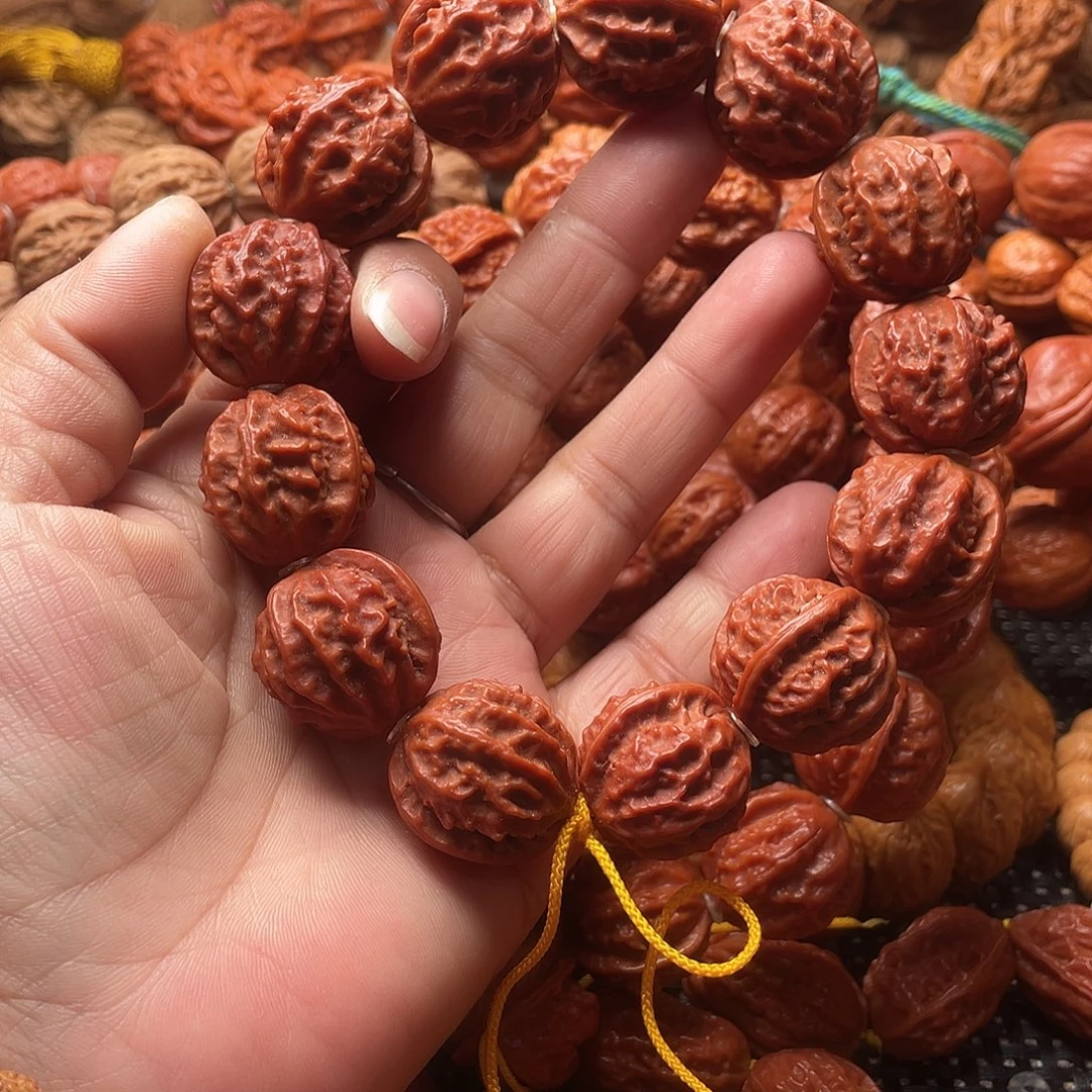 最****文玩核桃手串龙脊