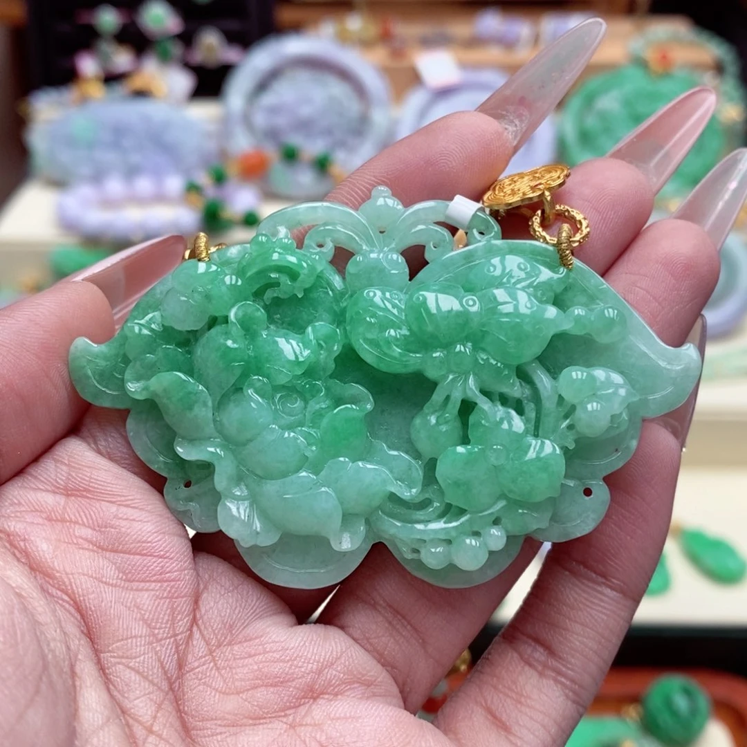 颈饰未镶嵌翡翠翡翠吊坠