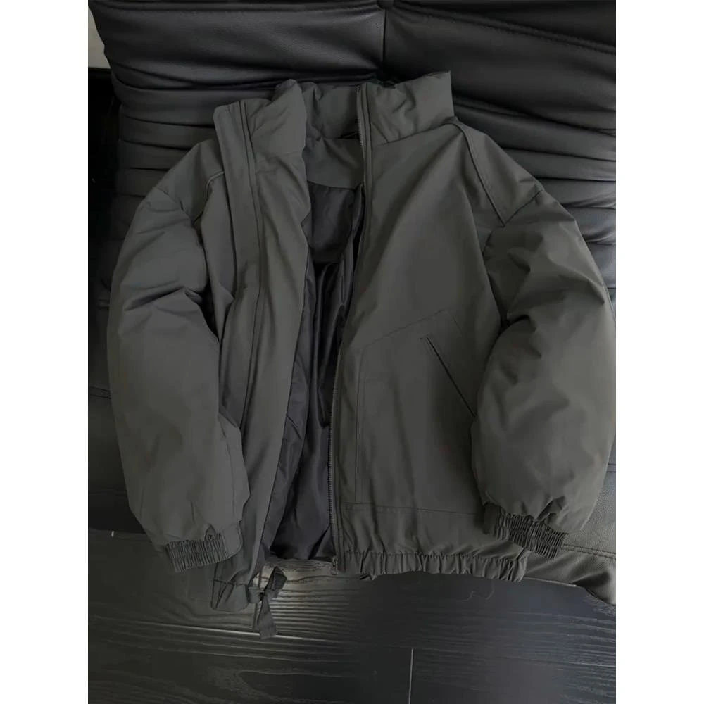 美式飞行员夹克棉服男款秋冬季宽松休闲百搭cleanfit立领短款外套