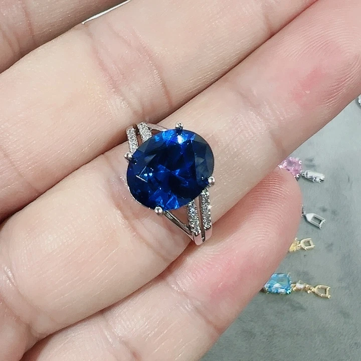 钨金无红宝蓝宝满钻镶嵌大宝贝