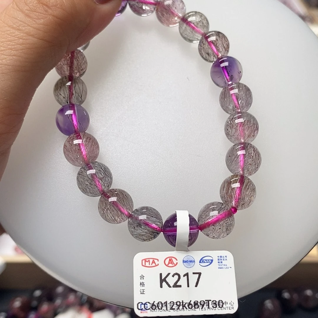 水晶手链未镶嵌k217仙女超七9m