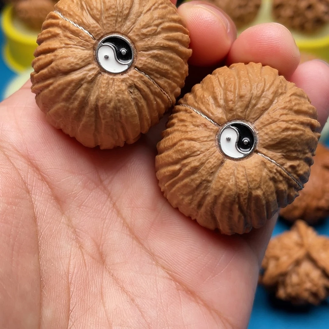 文玩核桃把件孤*猴头元宝39