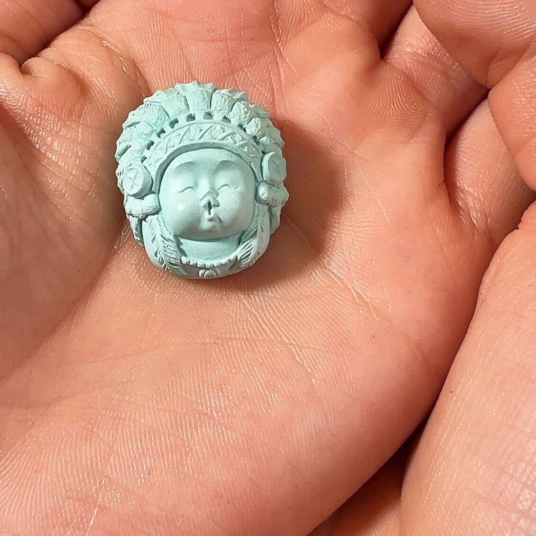 绿松石配件未镶嵌小*淘配件