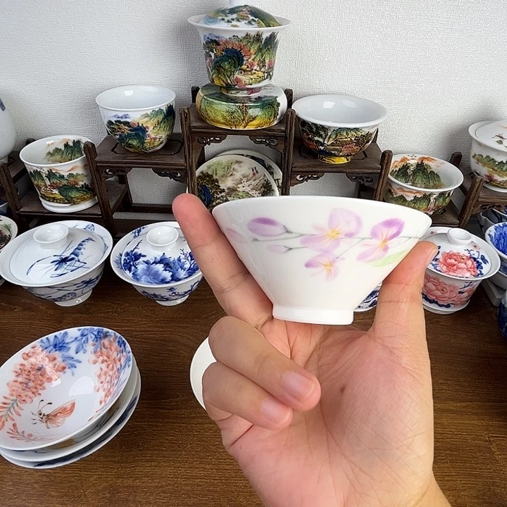 忠意堂釉下彩蝶恋花
