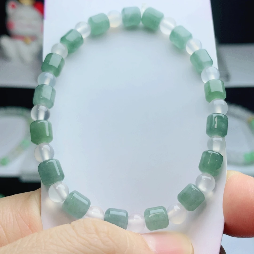 翡翠手链未镶嵌珠串