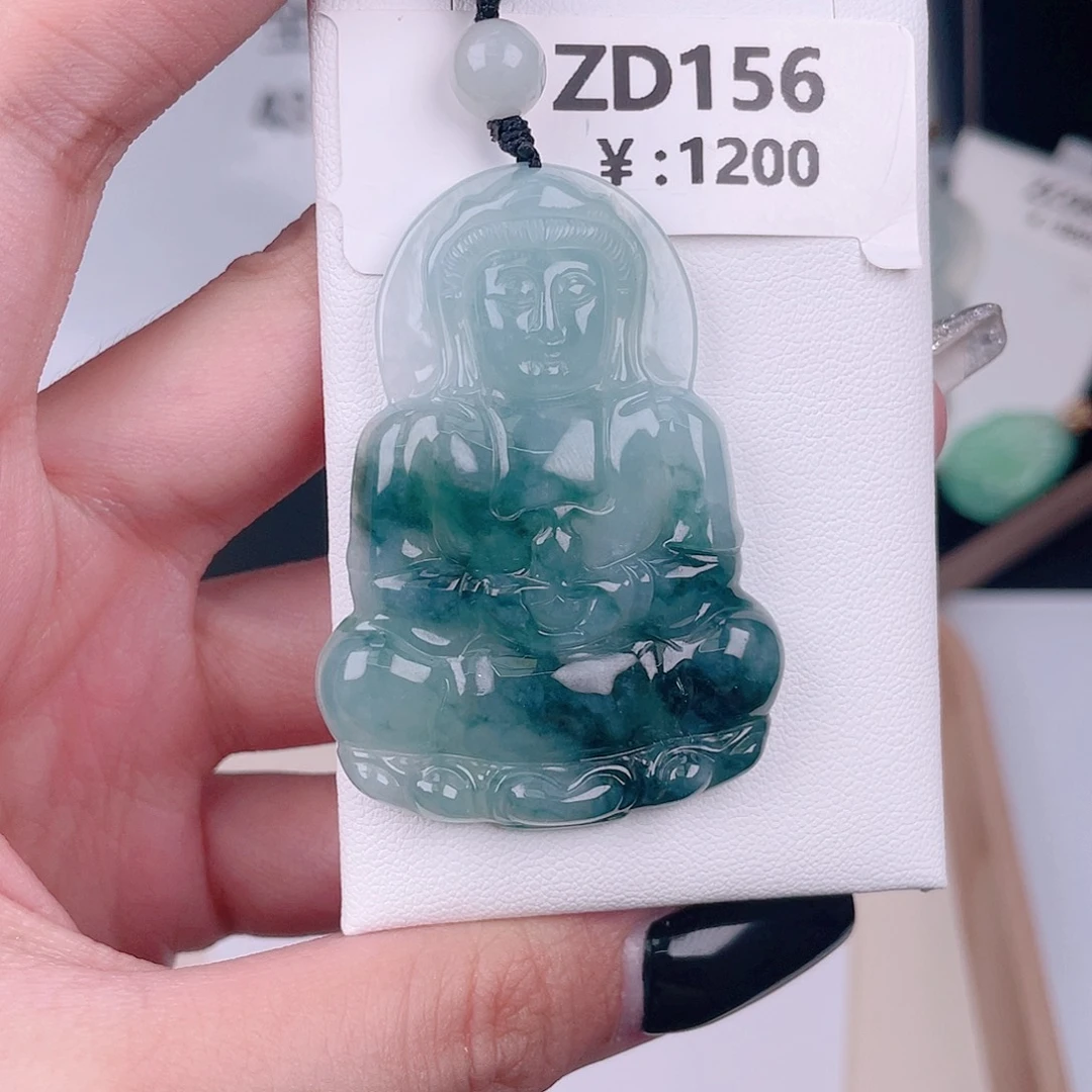 翡翠未镶嵌颈饰ZD156