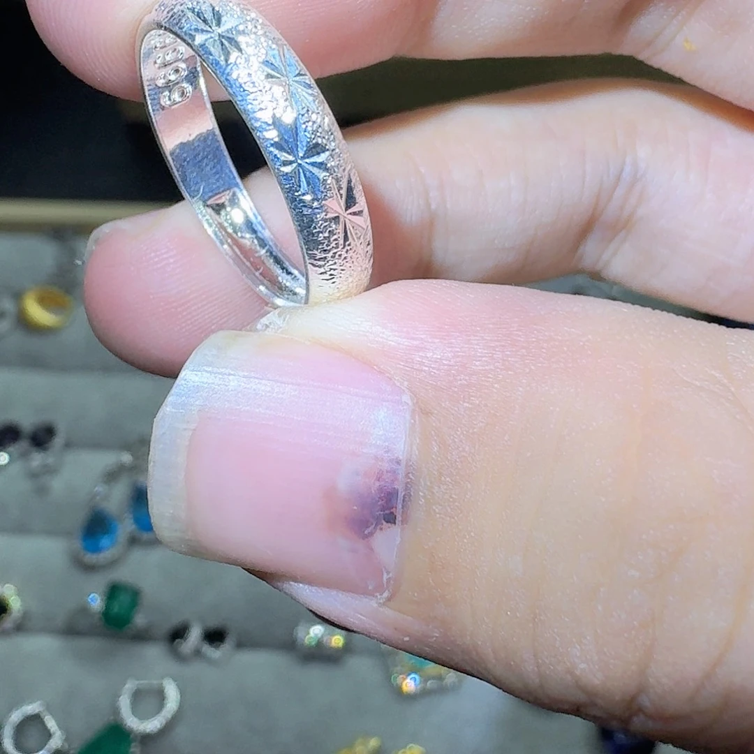 托帕石戒指银S925镶嵌