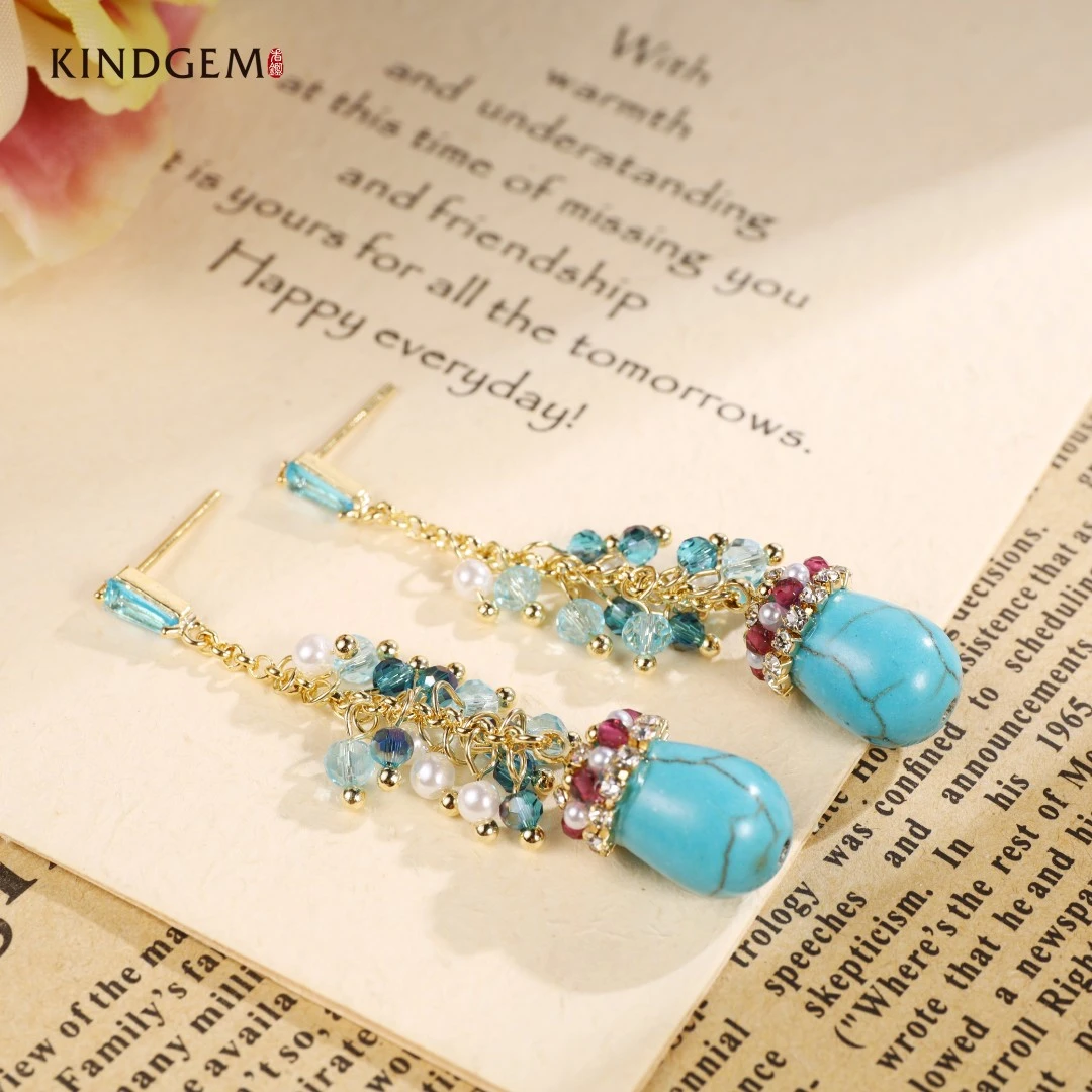 铜合金仿珍珠耳饰 欧美复古个性宫廷风轻奢耳环 CZ285XIPC-27961