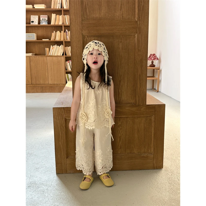 AC394~YTJJ·25夏~蕾丝背心两件套25322