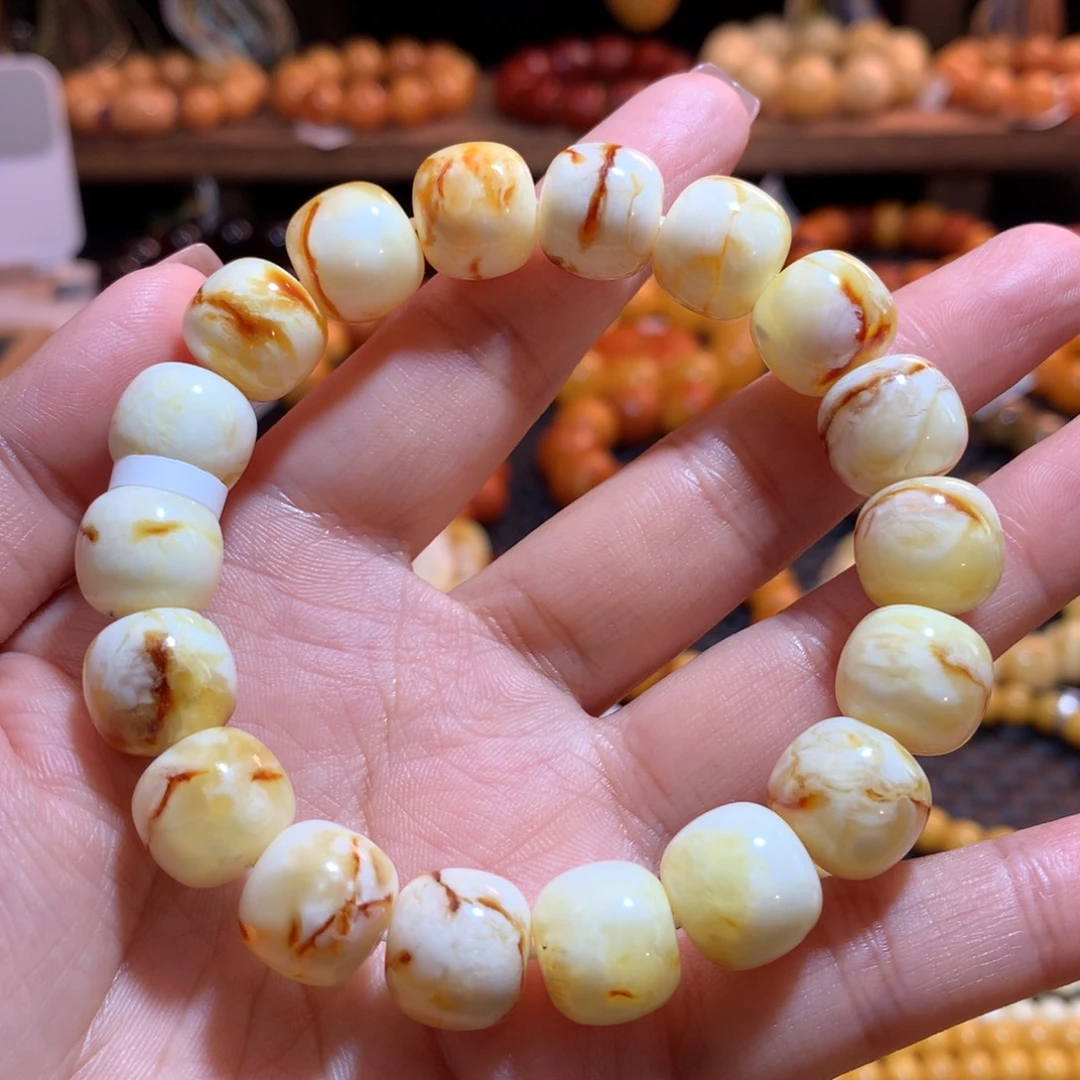 蜜蜡未镶嵌手串蜜蜡手串