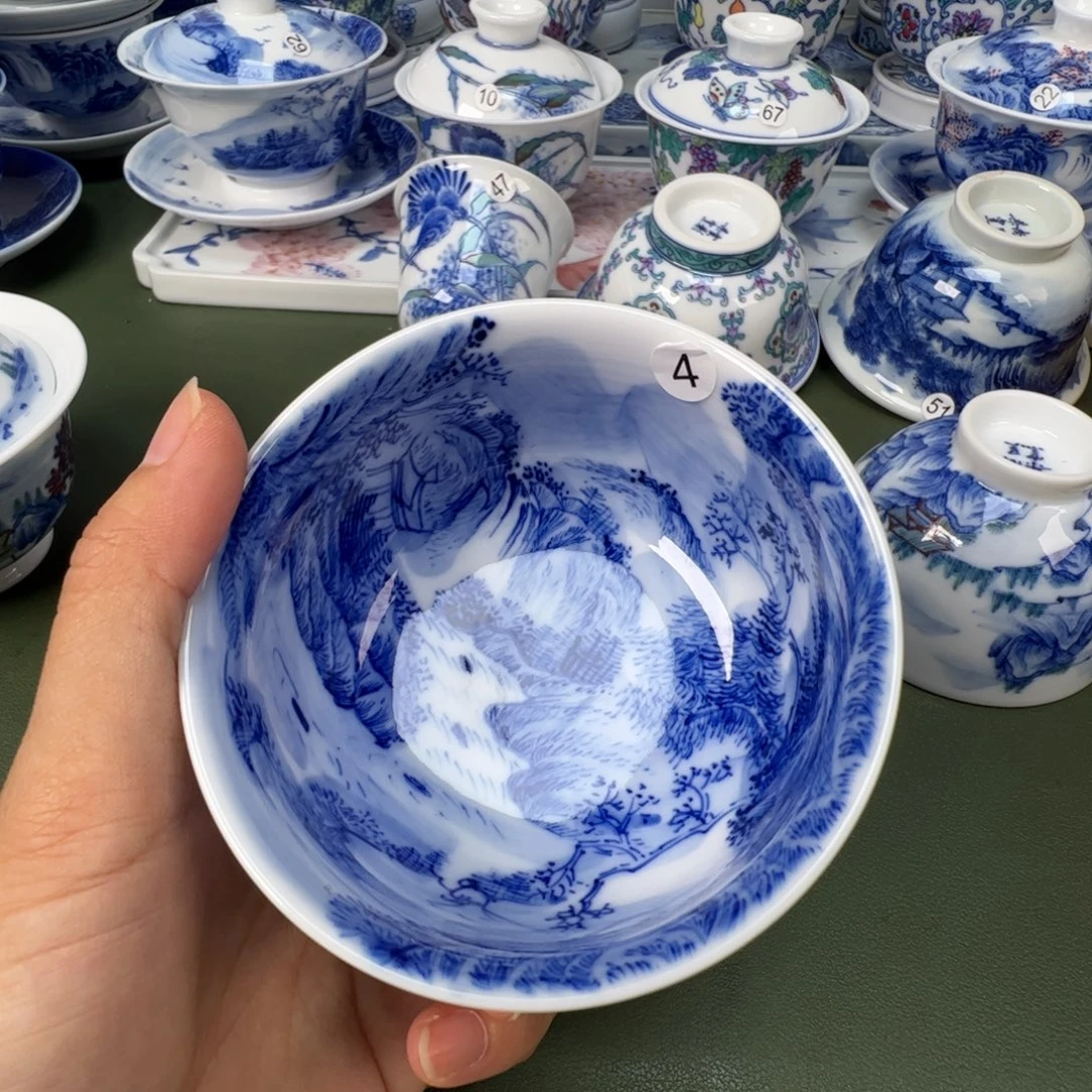 景德镇纯手工纯手绘茶具木木4