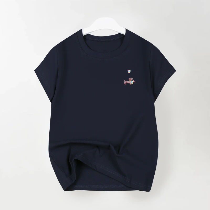 【高端信封装】线下298  奢柔垂感  莱赛尔桑蚕丝刺绣短袖显瘦