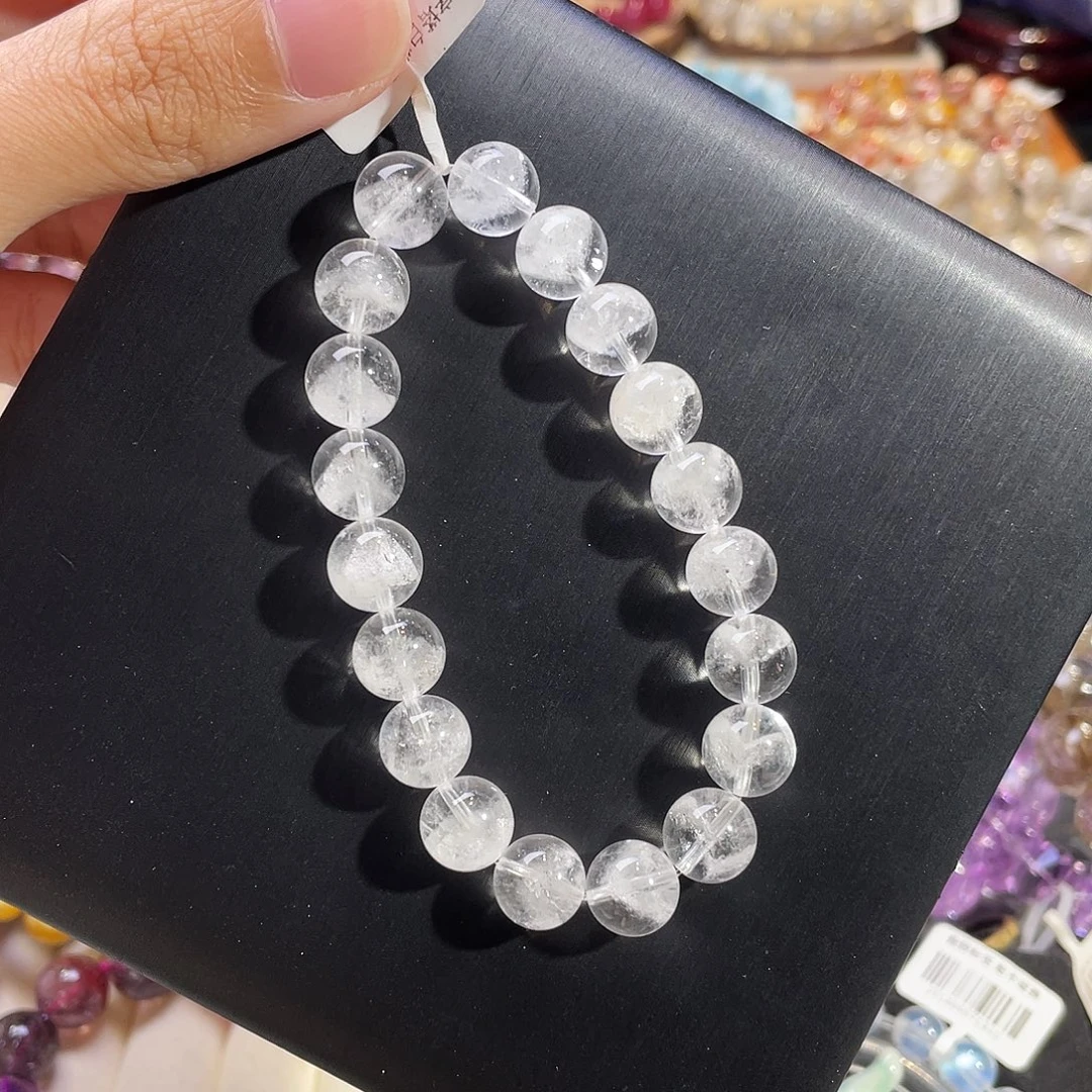 水晶手链未镶嵌金字塔白幽灵10