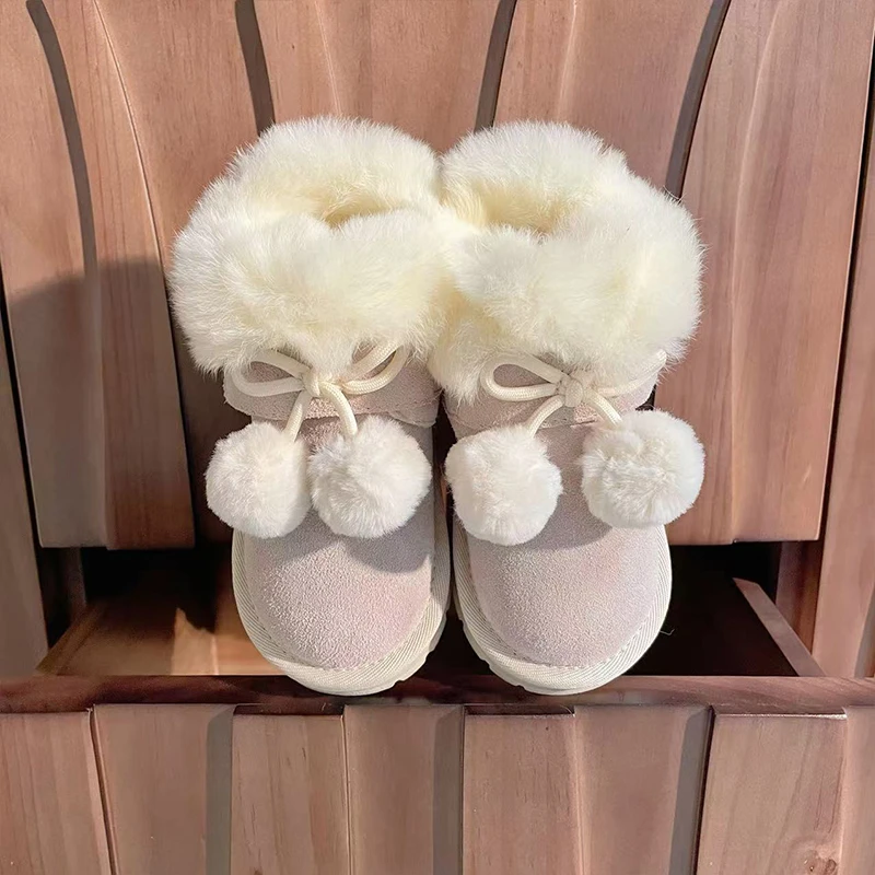 软底加厚儿童防滑雪地靴2215