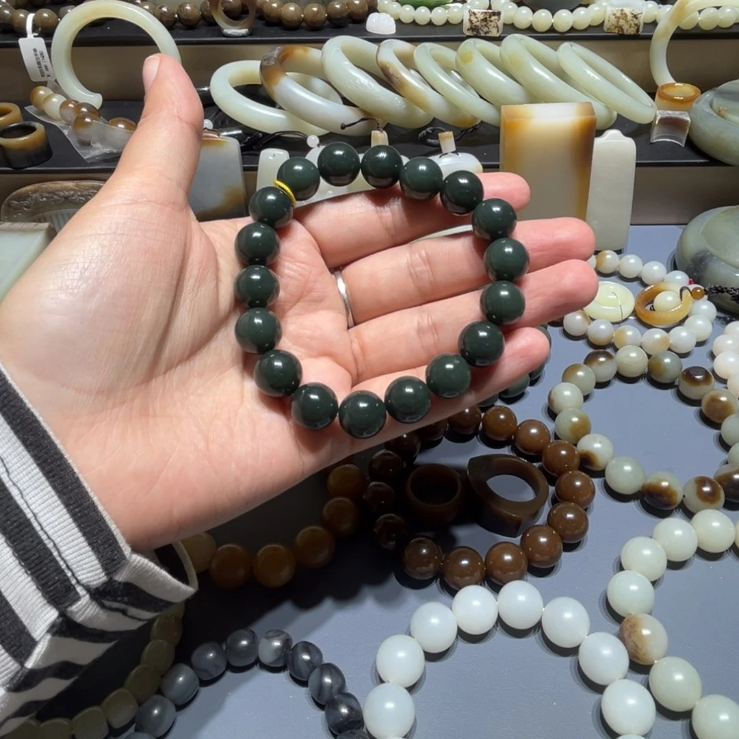和田玉（青玉）未镶嵌手串