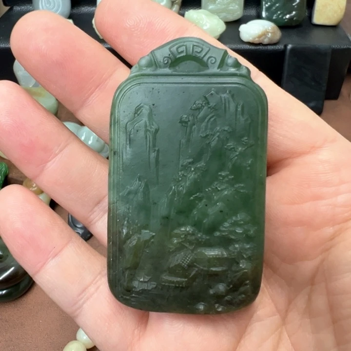 吊坠(不含链)未镶嵌和田玉