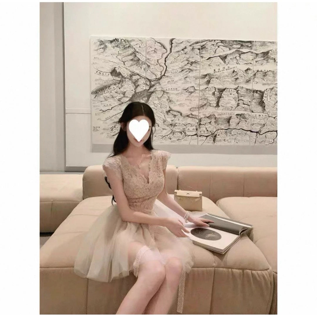 初·Chu●【轻纱曼舞】连衣裙预JJX5LYQ3385（送腰带）