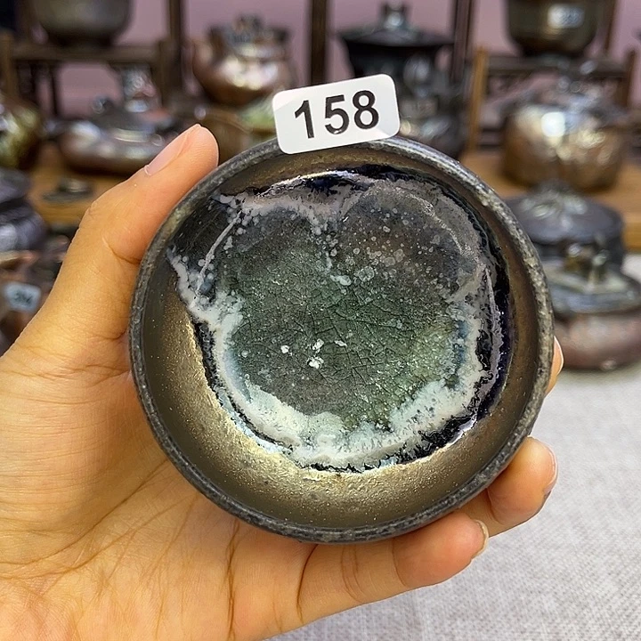 裸柴烧陶瓷手工茶器