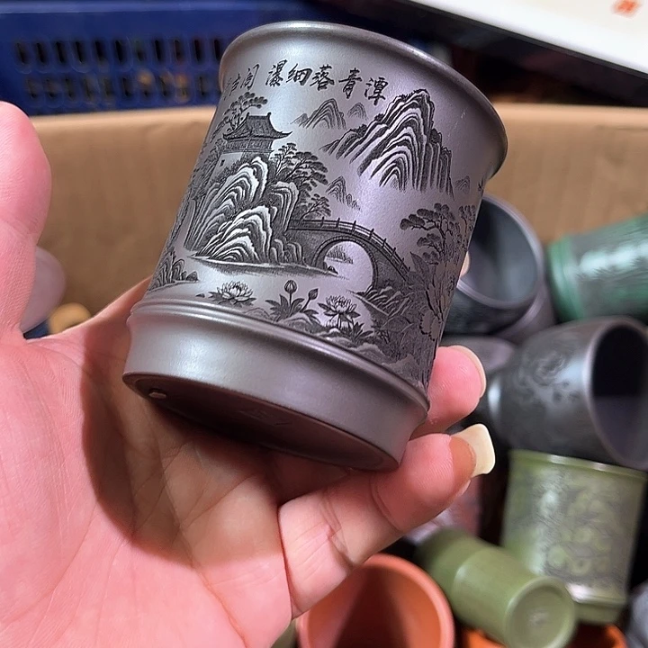 茶杯紫砂全手工紫砂主人杯