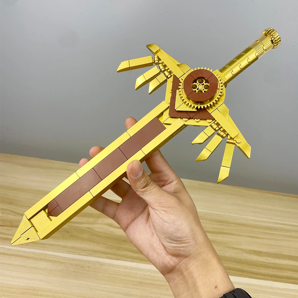 手持积木黄金巨剑泰坦时钟王马桶人时钟人5-12岁益智儿童男孩玩具