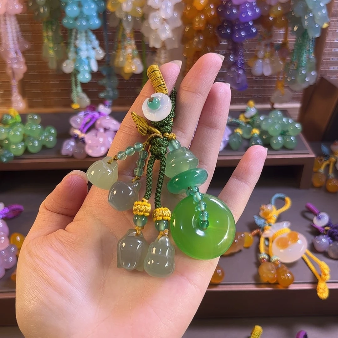 玛瑙/玉髓未镶嵌车挂