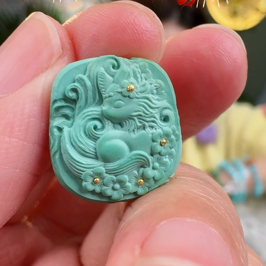 绿松石珠宝奇石未镶嵌