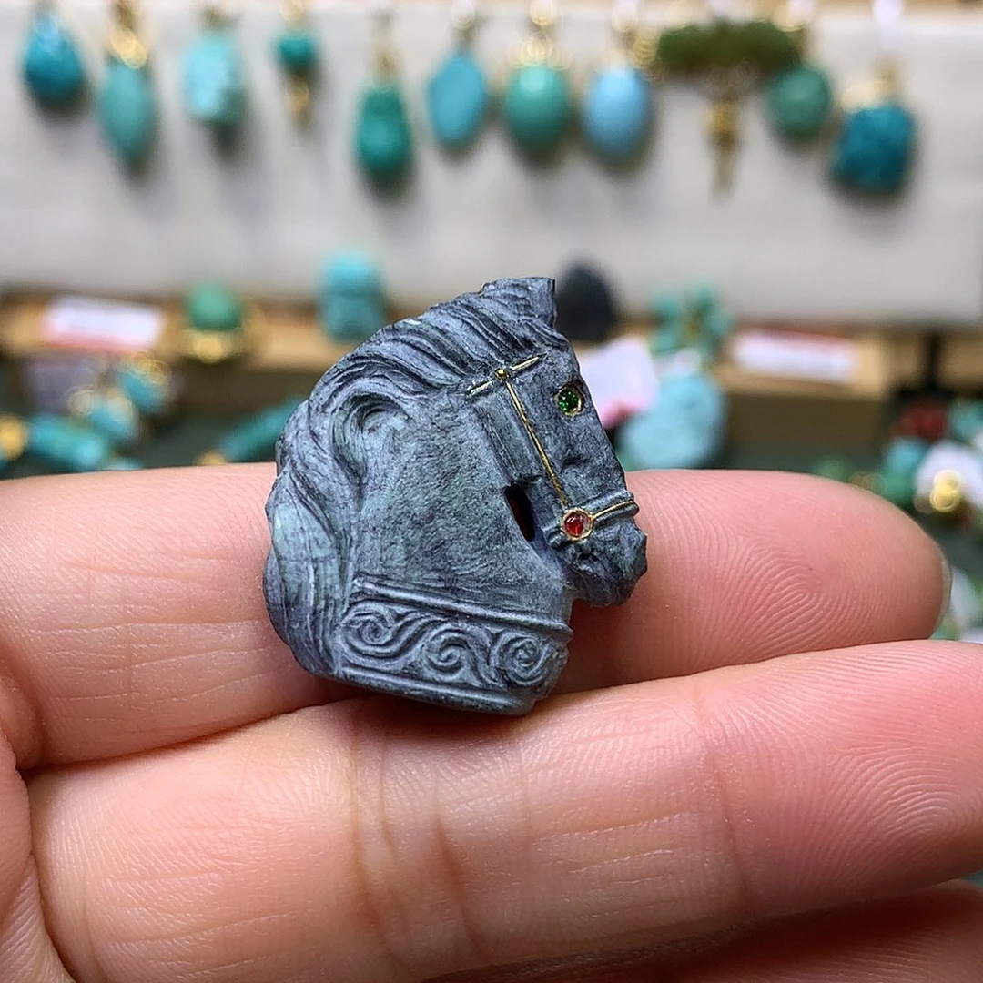 绿松石未镶嵌配饰