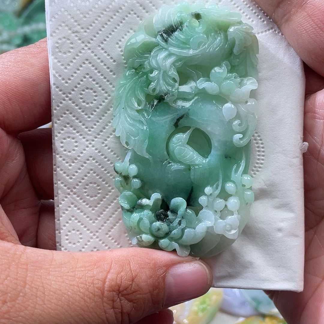 颈饰未镶嵌翡翠翡玉缘翡翠