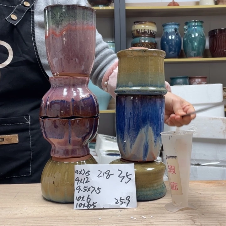 紫砂花盆多肉花盆微瑕35