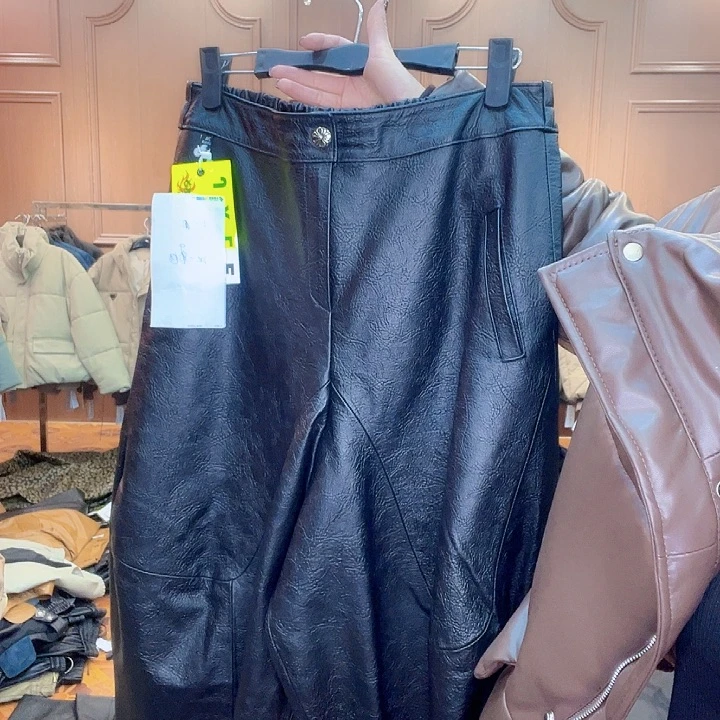 120……135斤皮长裤