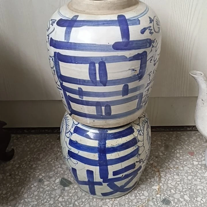 摆件B****a双喜临门罐罐摆件双喜临门