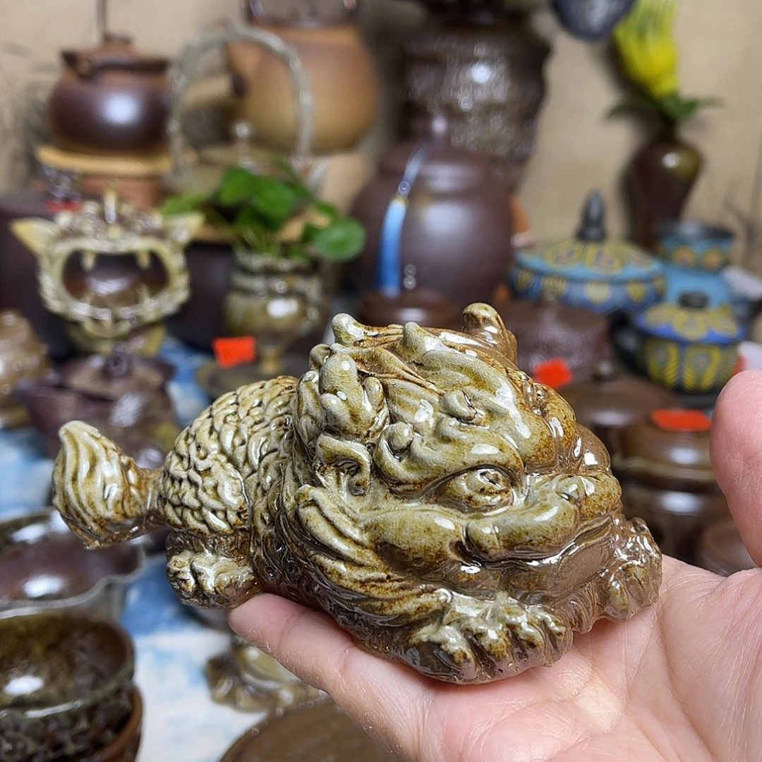 貔貅茶宠摆件，镇纸