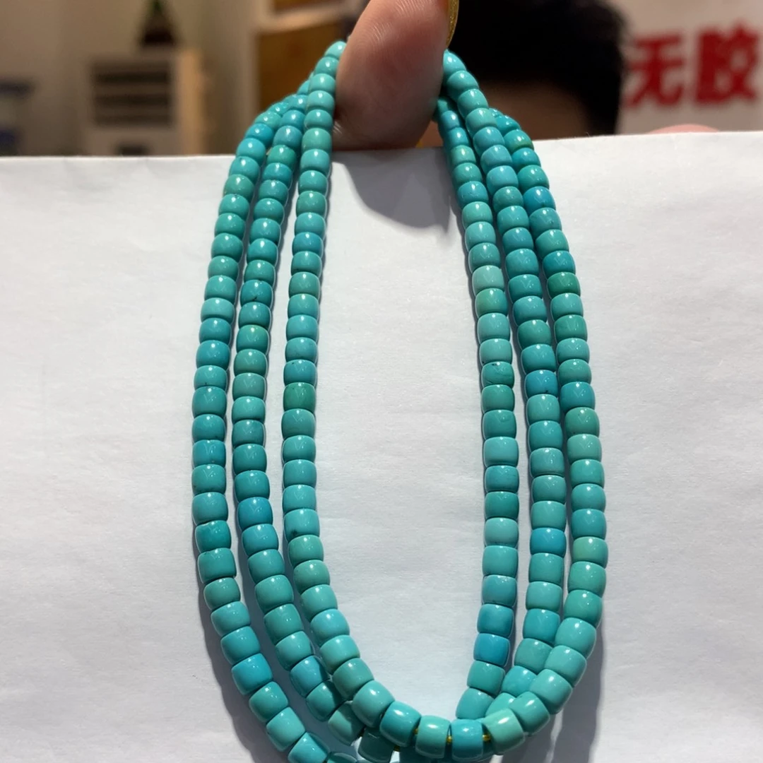 未镶嵌绿松石长链