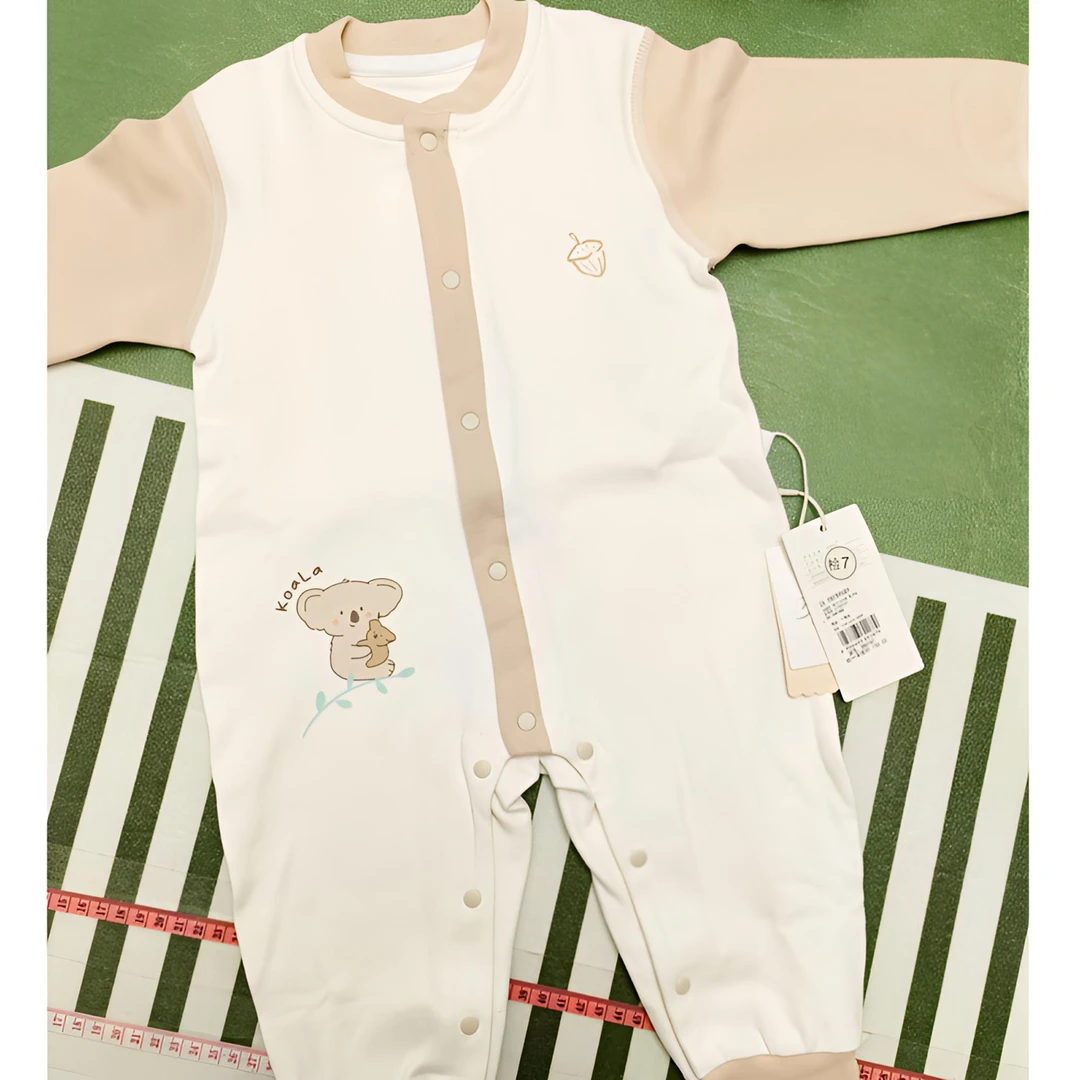 布婴G  男女婴幼童连体衣春秋冬舒绒四季卡通小清晰连体衣棉长袖