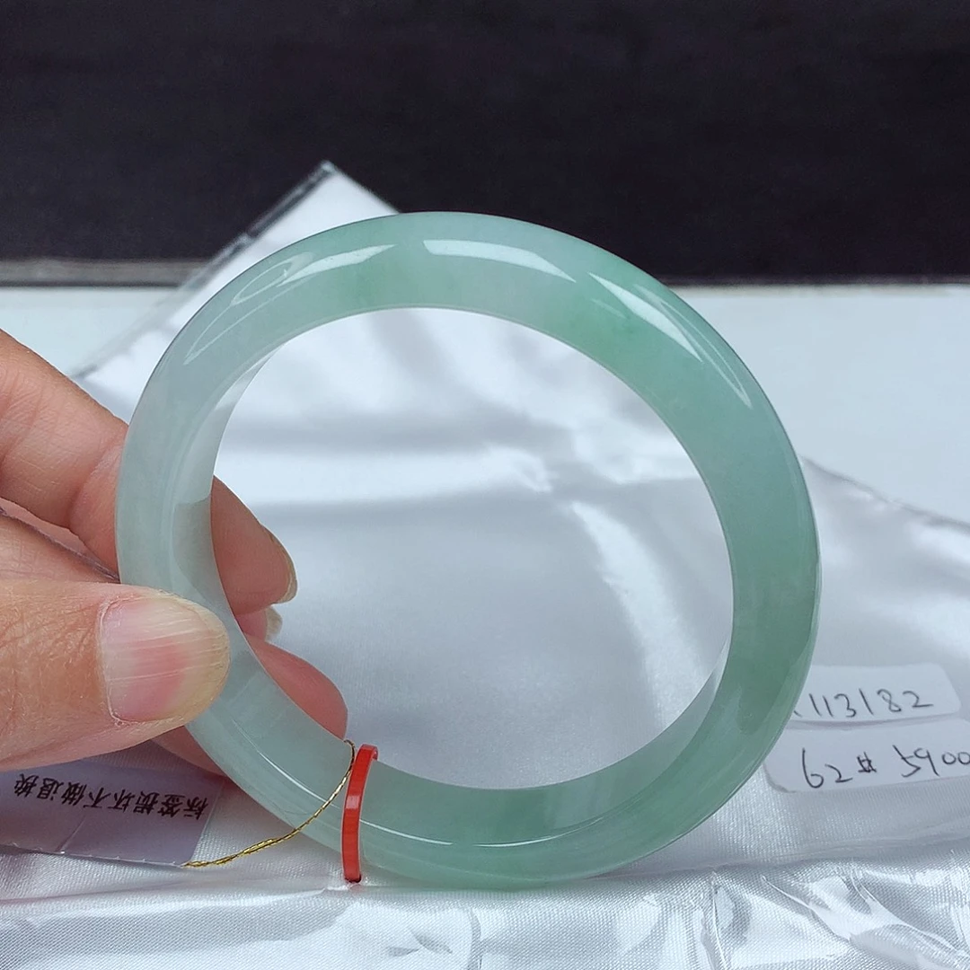 未镶嵌手镯翡翠62圈3182