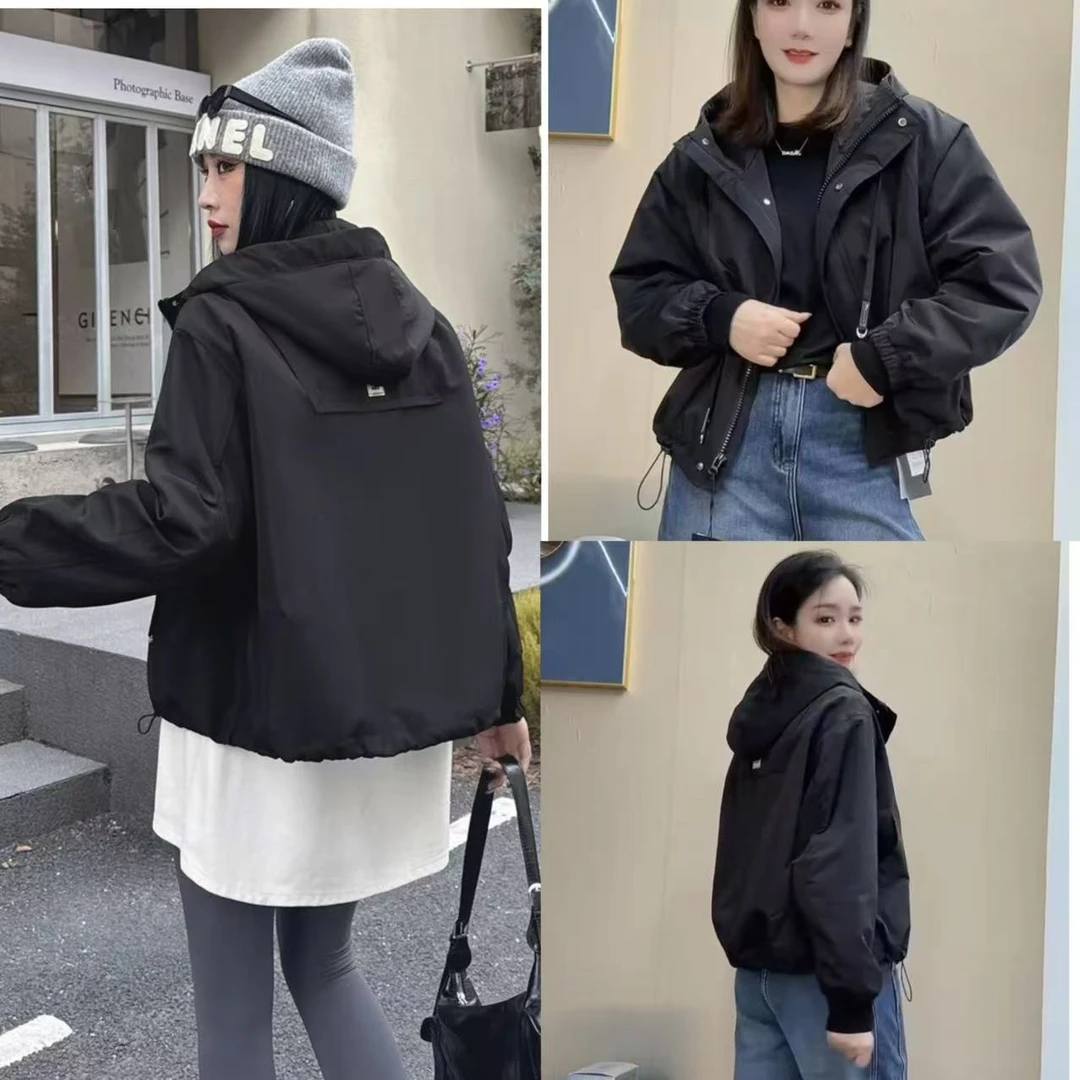 玲家精选2492款号加棉冲锋衣外套