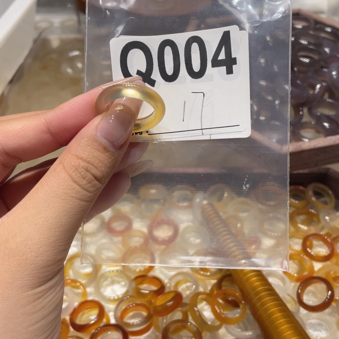 玛瑙/玉髓未镶嵌戒指004