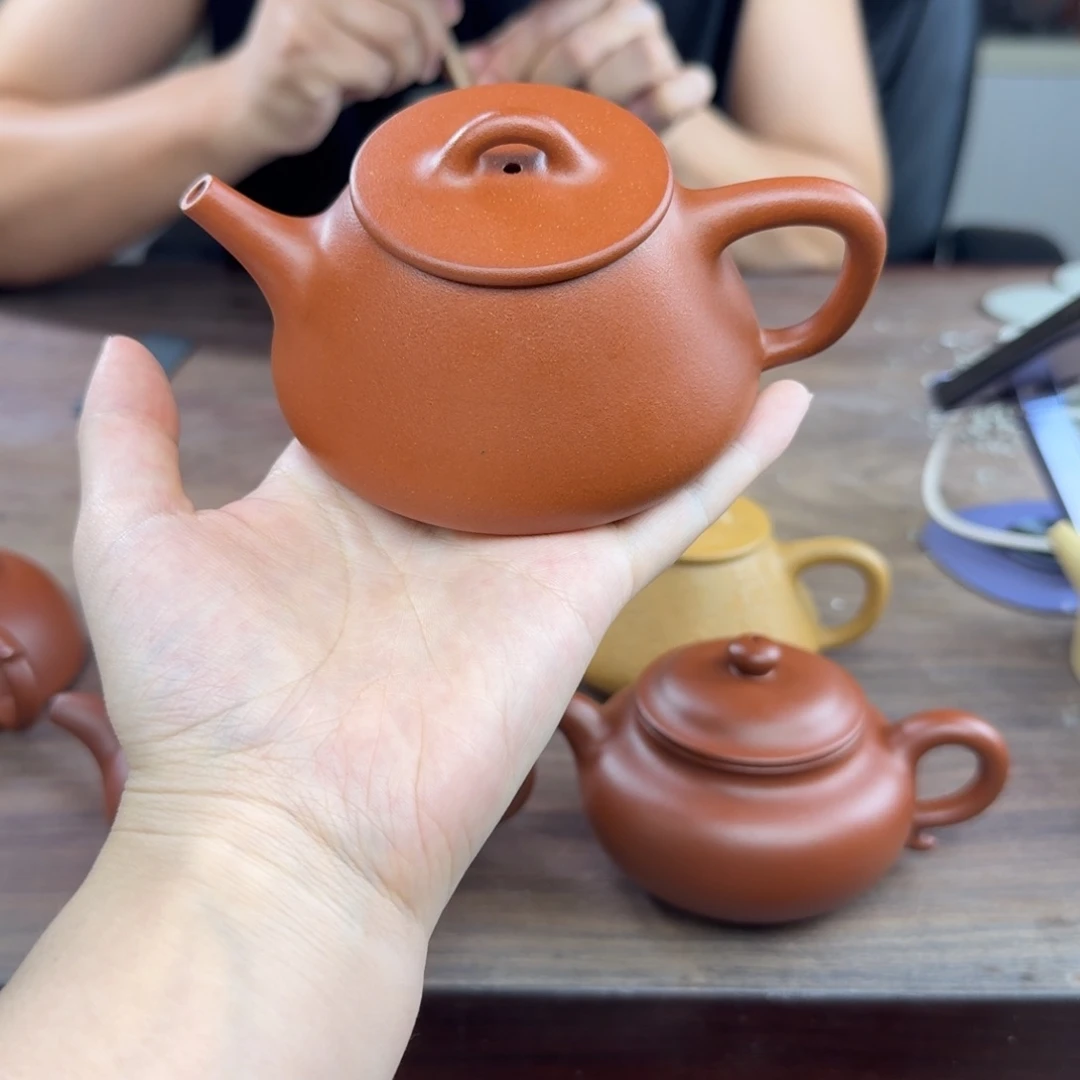 逐*?全手工红降坡平盖石瓢170cc