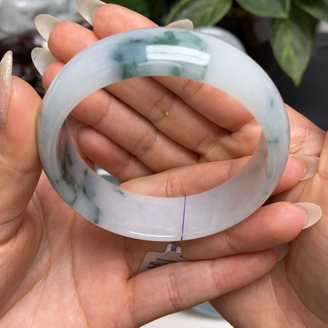 翡翠未镶嵌手镯天然