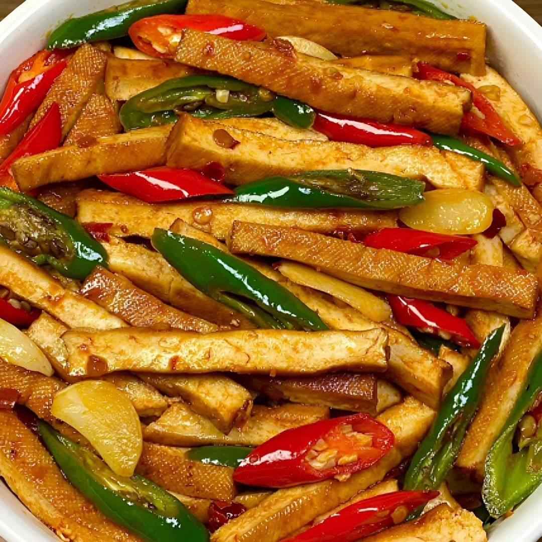 湖南特产手工柴火烟熏豆腐