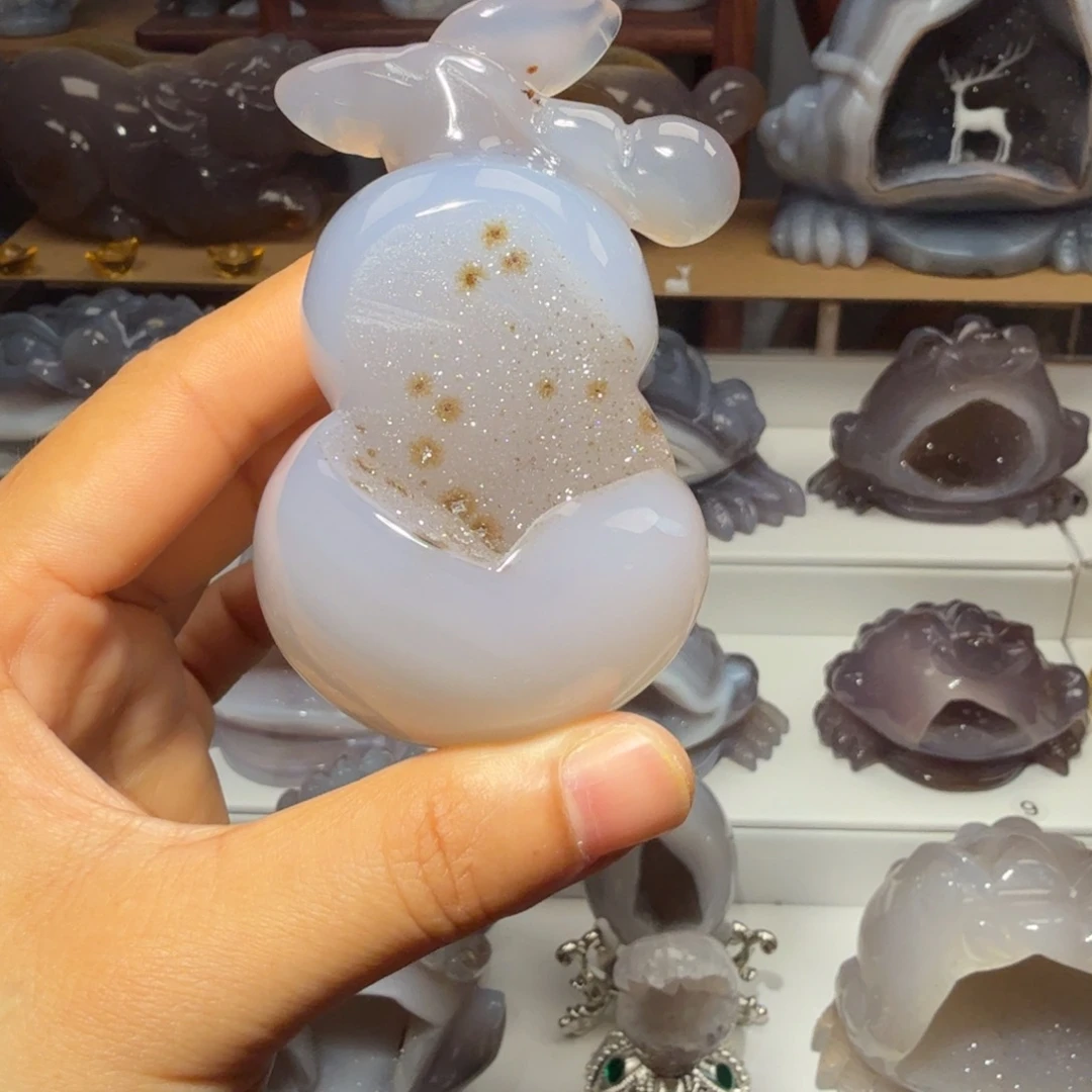玛瑙/玉髓未镶嵌摆件