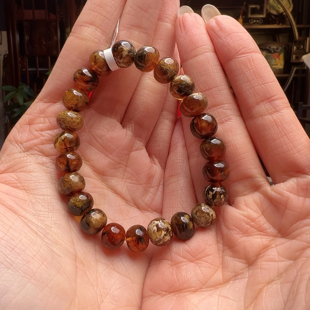 琥珀未镶嵌裸石抚顺琥珀10412九