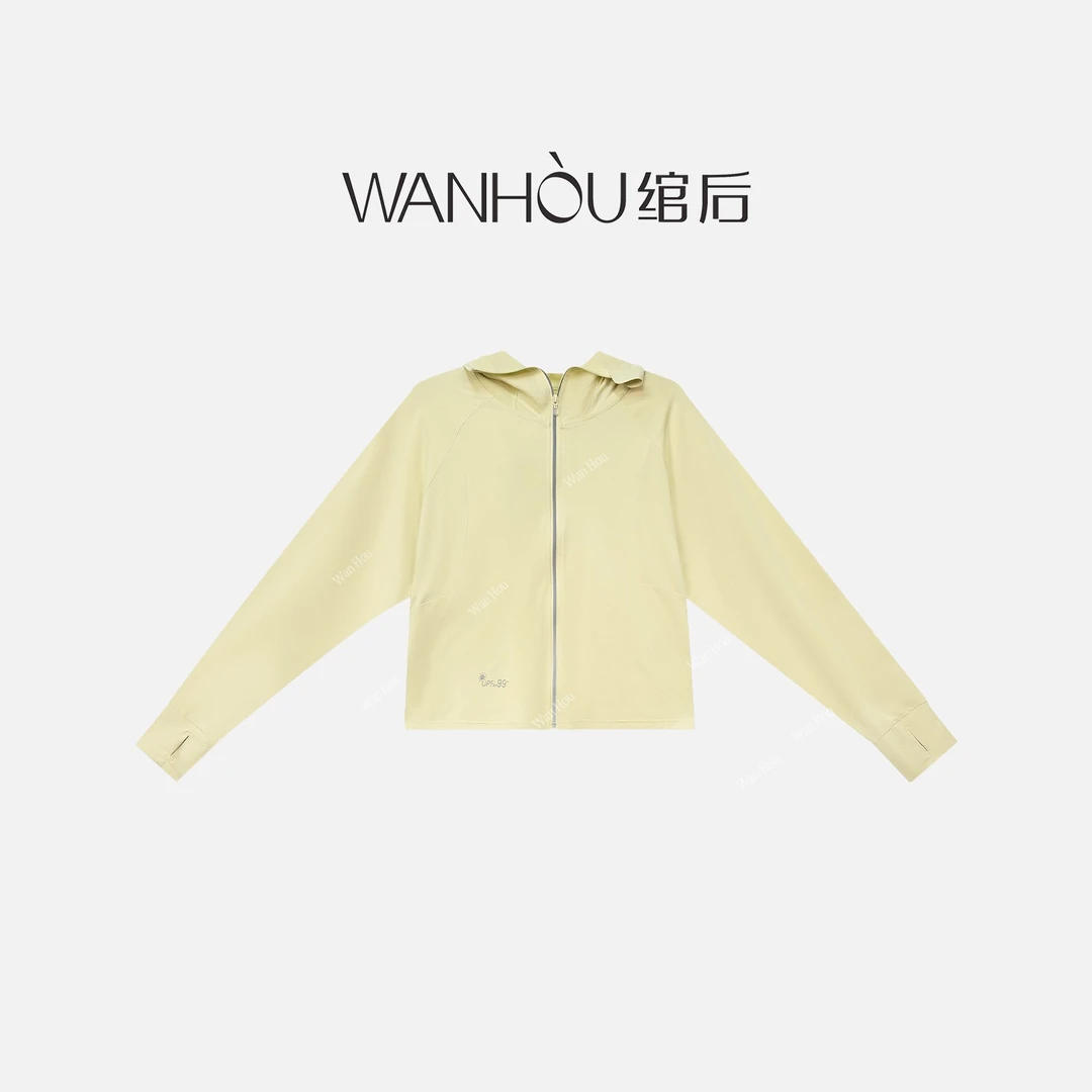 【C2226】WH-设计师款时尚百搭简约韩系休闲防晒衣连帽上衣XF