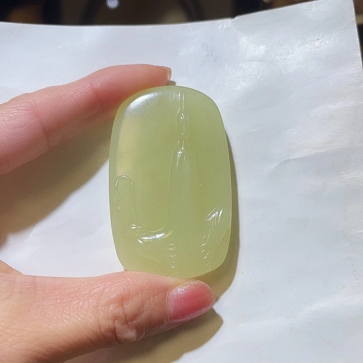 颈饰未镶嵌和田玉无相佛