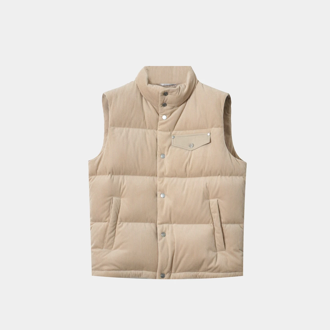 DG迪噶雅立领羽绒马甲男秋冬季加厚保暖背心马夹情侣外套K131