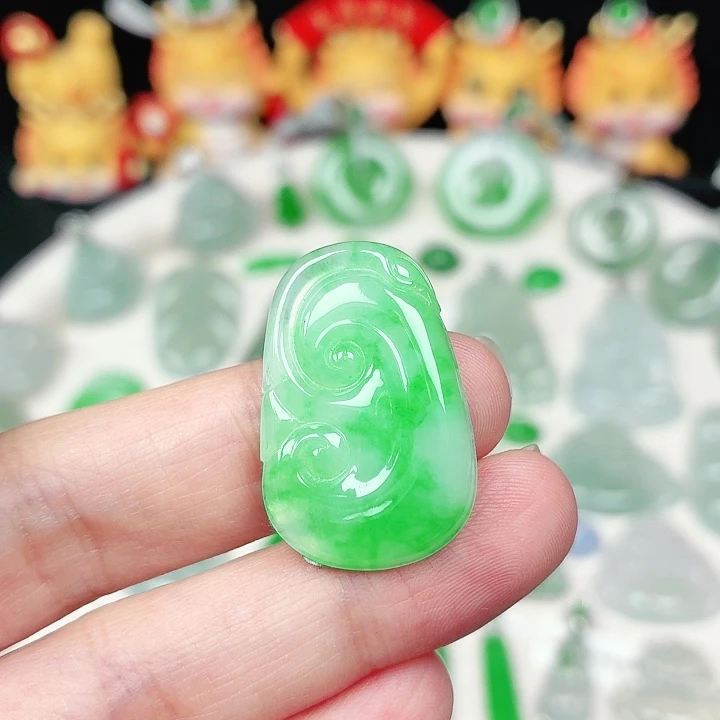 颈饰未镶嵌翡翠缅甸天然A货翡翠